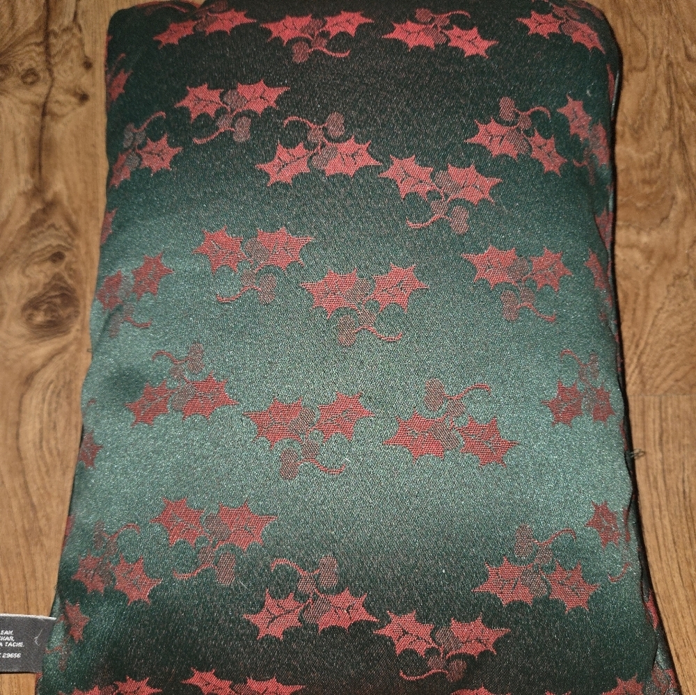 Vintage Olde Time Santa Needlepoint Throw Pillow Made In USA La France Home - Picture 5 of 6